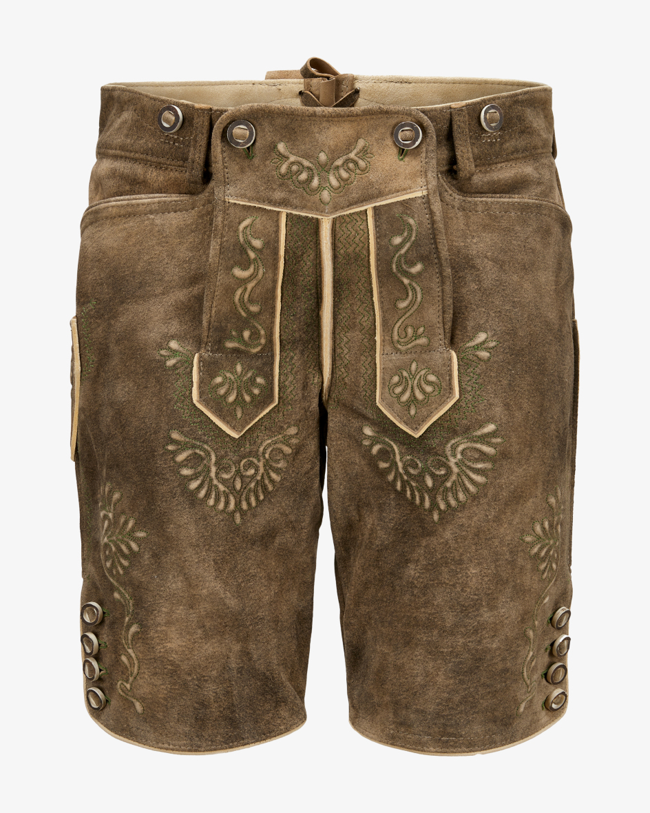 Bild 1 für Wiesnlederhose kurz aus Ziegenleder 23