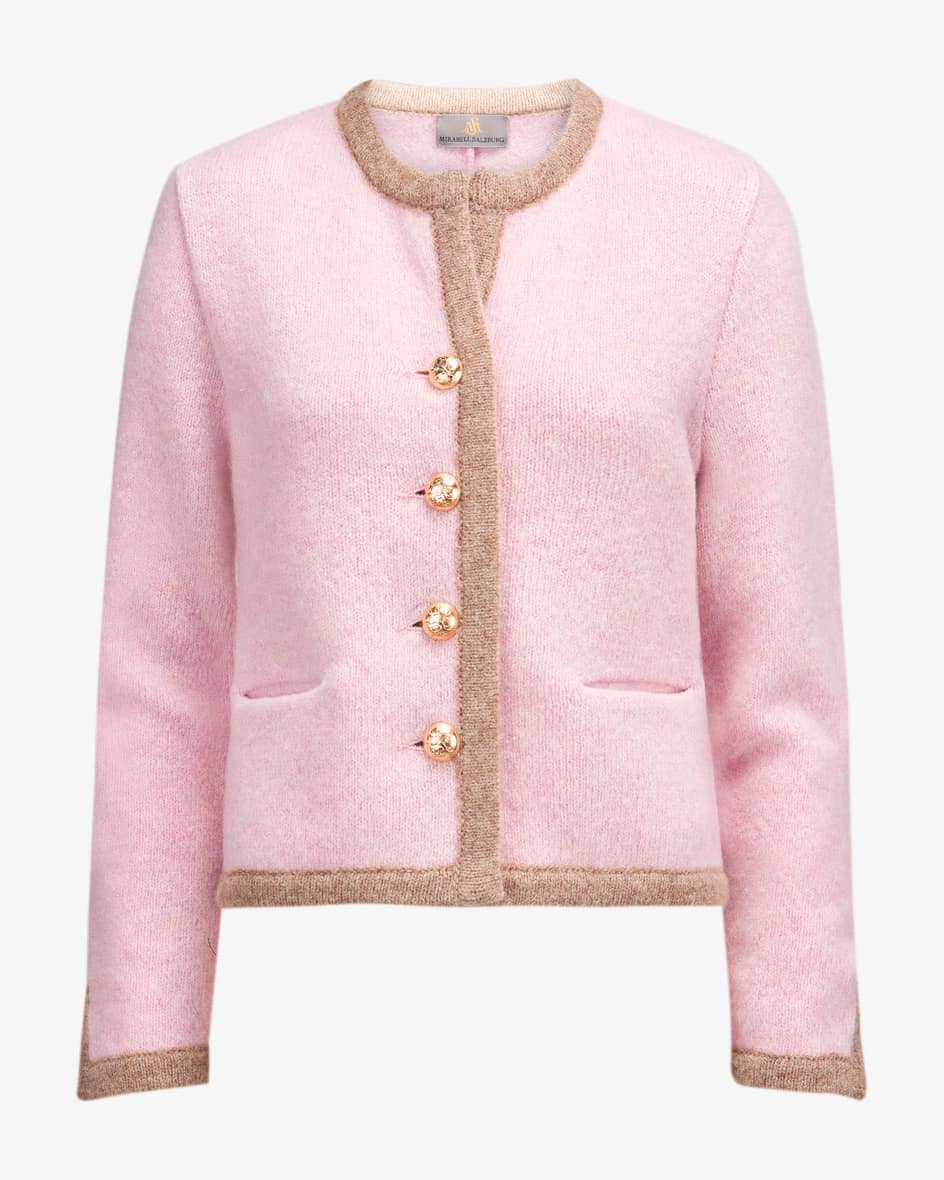 Rosa Trachtenstrickjacken FÃ¼r Damen Mirabell Trachten-Strickjacke