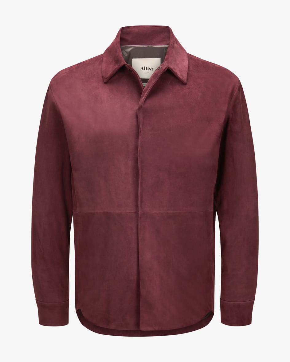 Leder-Shirtjacket