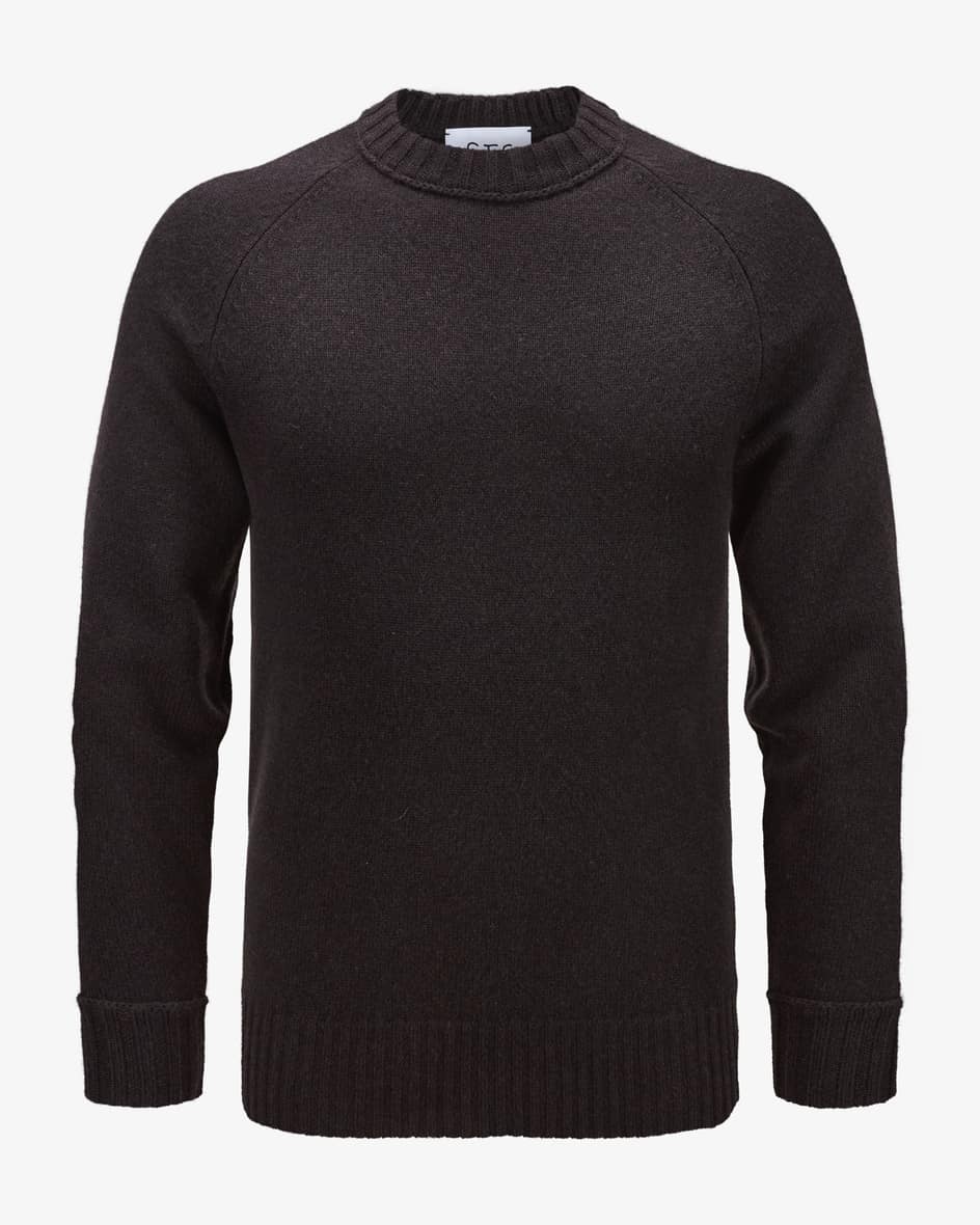 FTC Cashmere-Pullover (Braun, Gr. 50) Herren Strick Rundhalspullover