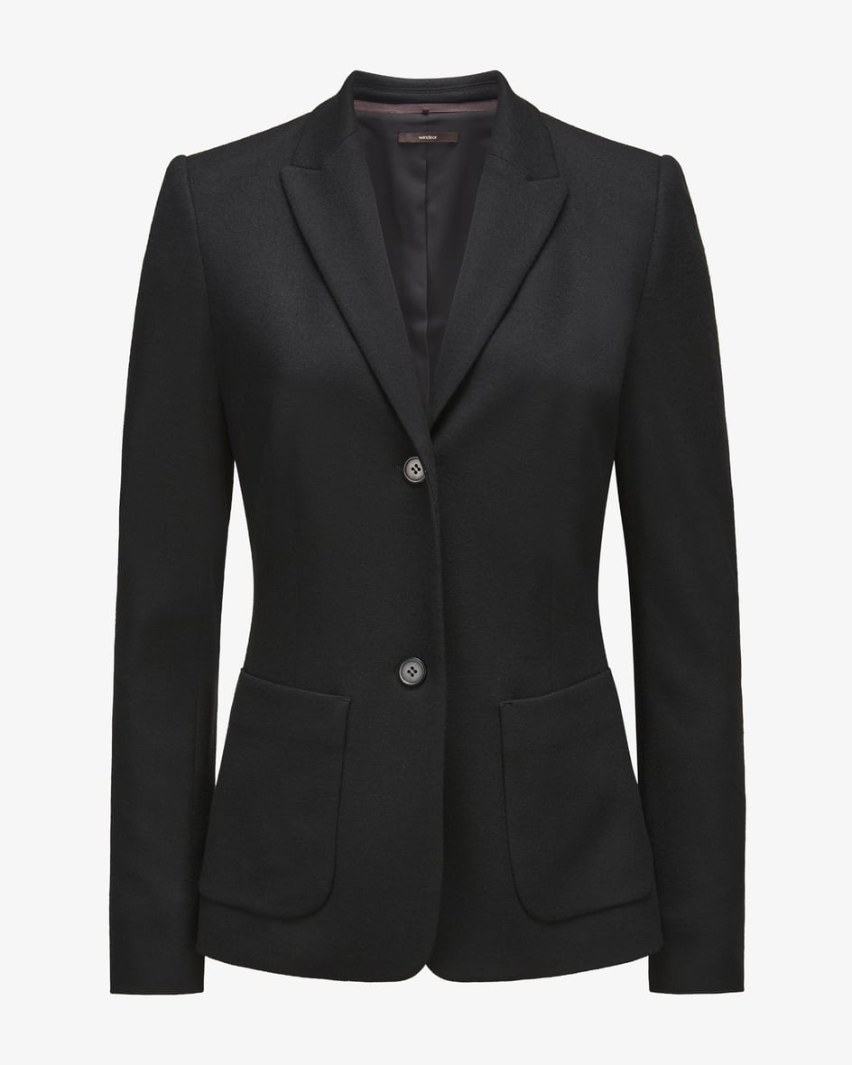 Jerseyblazer aus Wolle