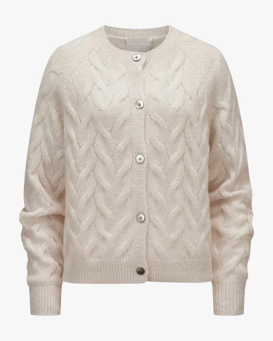 Cashmere-Seiden-Strickjacke