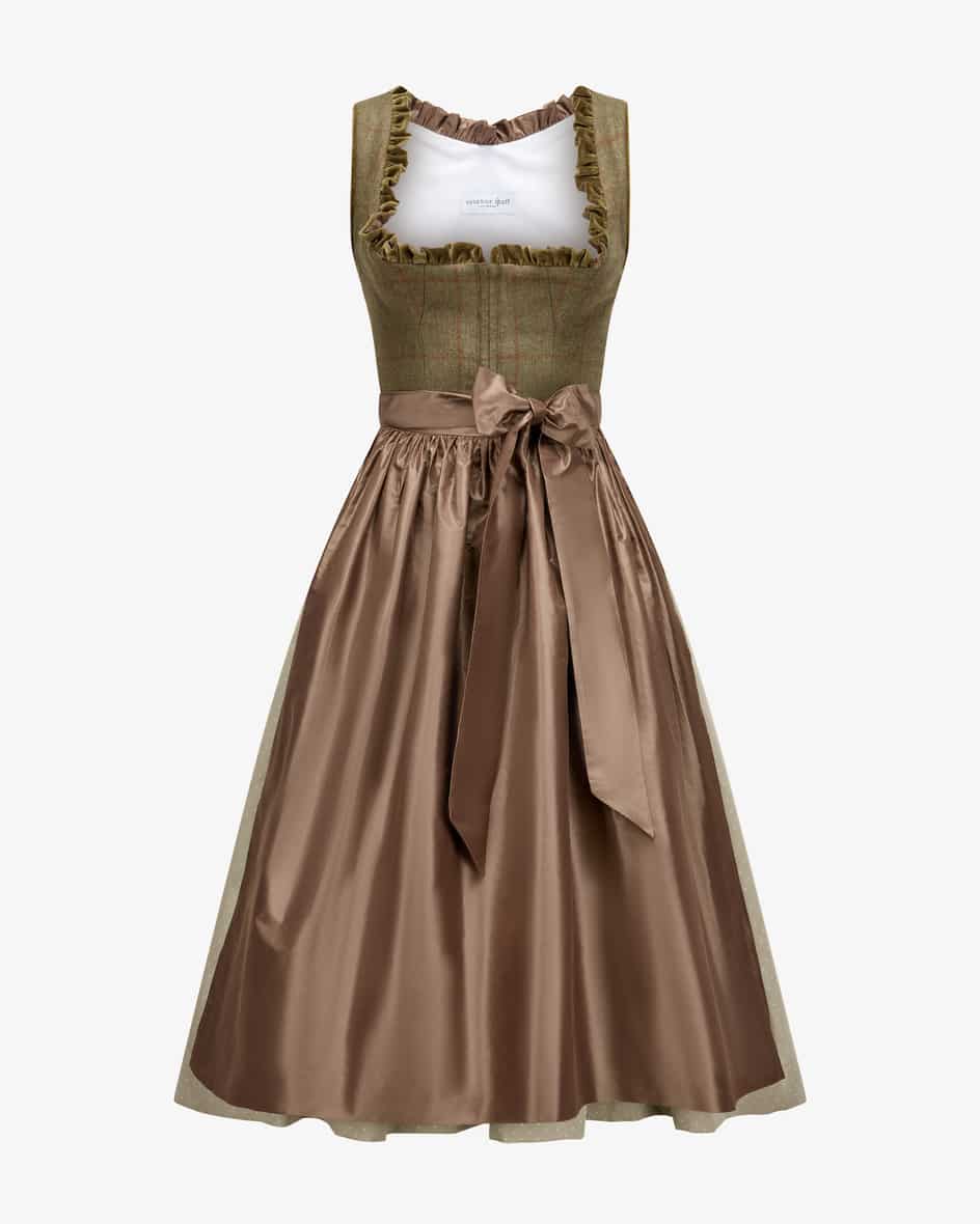 Bild 1 für Moni Midi-Dirndl mit Seidenschürze 42