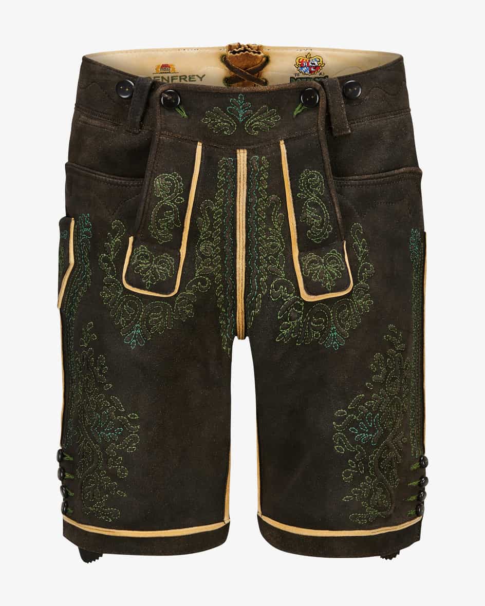 Bad Aussee Lederhose kurz aus Hirschleder