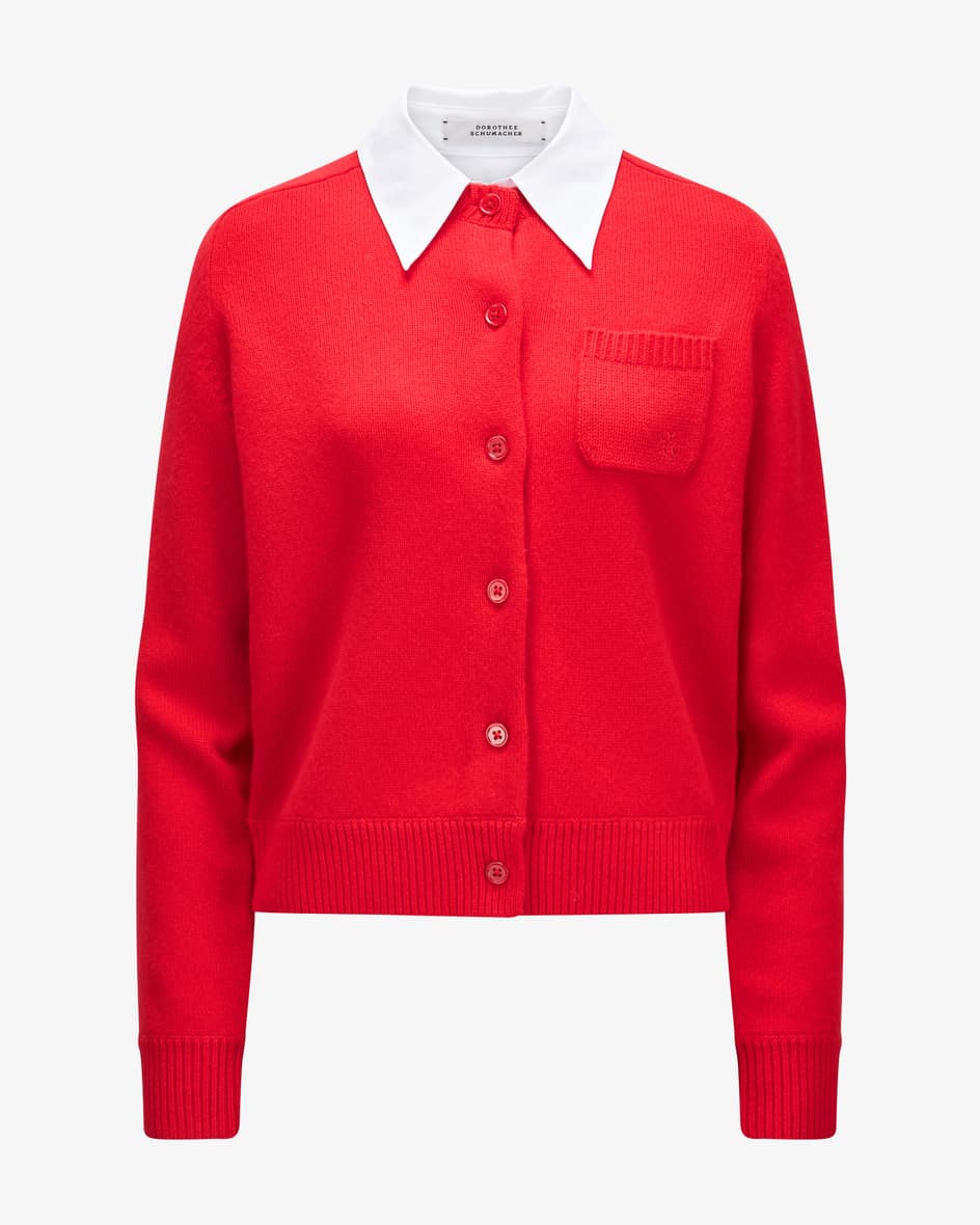 Bild 1 für Elegant Statements Strickjacke aus Schurwolle und Cashmere 36