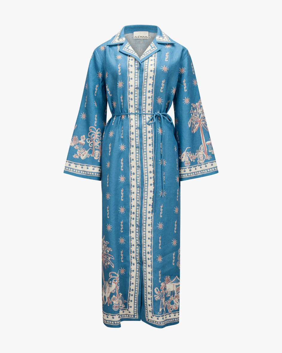 Bild 1 für Acacia Leinenkleid  32