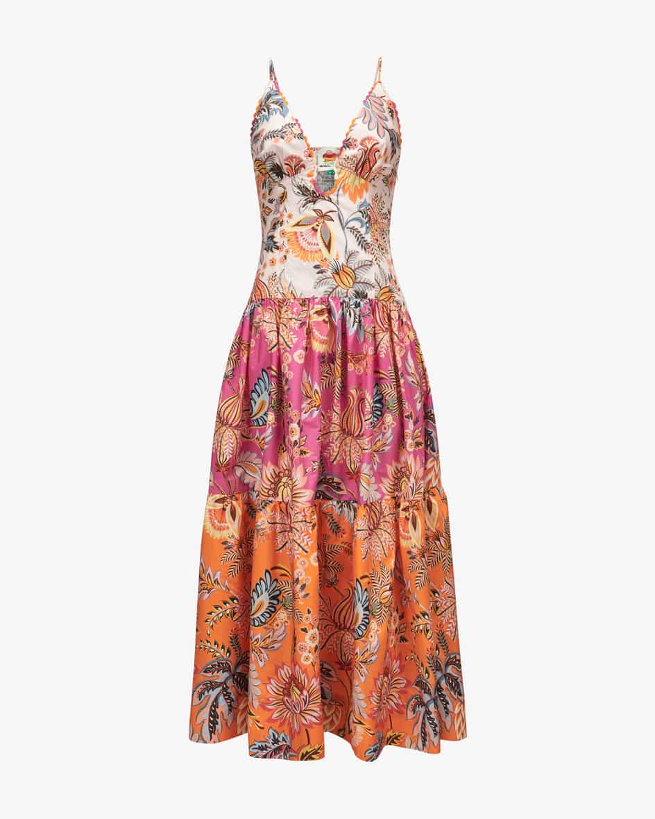 Bild 1 für Maxikleid Ligia Floral Mix aus Bio-Baumwolle XS