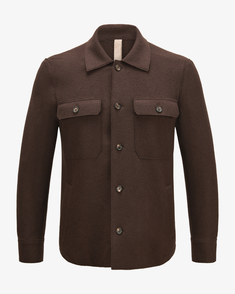 Bild 1 für Shirtjacket aus Woll-Mix 54