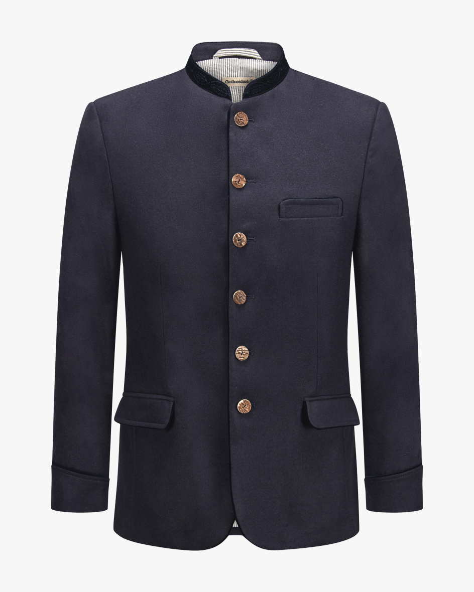 Image 1 for x <x>PHN0b3B3b3JkPg==</x>LODENFREY<x>PC9zdG9wd29yZD4=</x> Trachten-Janker Helmut made of virgin wool and cashmere 60