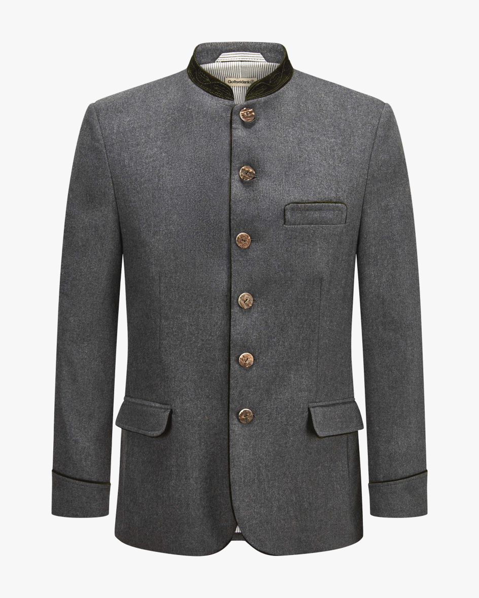 Image 1 for x <x>PHN0b3B3b3JkPg==</x>LODENFREY<x>PC9zdG9wd29yZD4=</x> Trachten-Janker Helmut made of virgin wool and cashmere 44