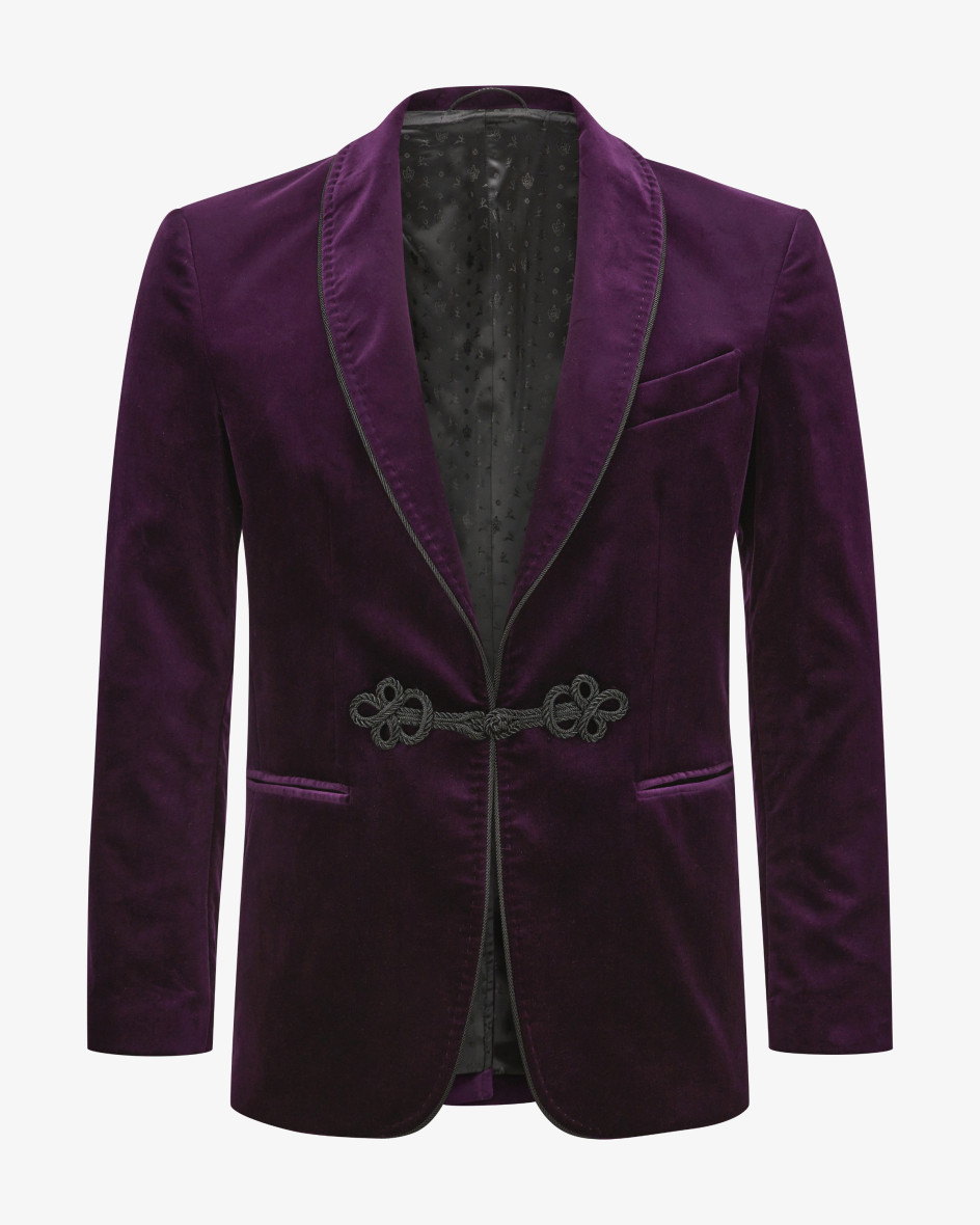 Image 1 for Cotton velvet tuxedo jacket 48