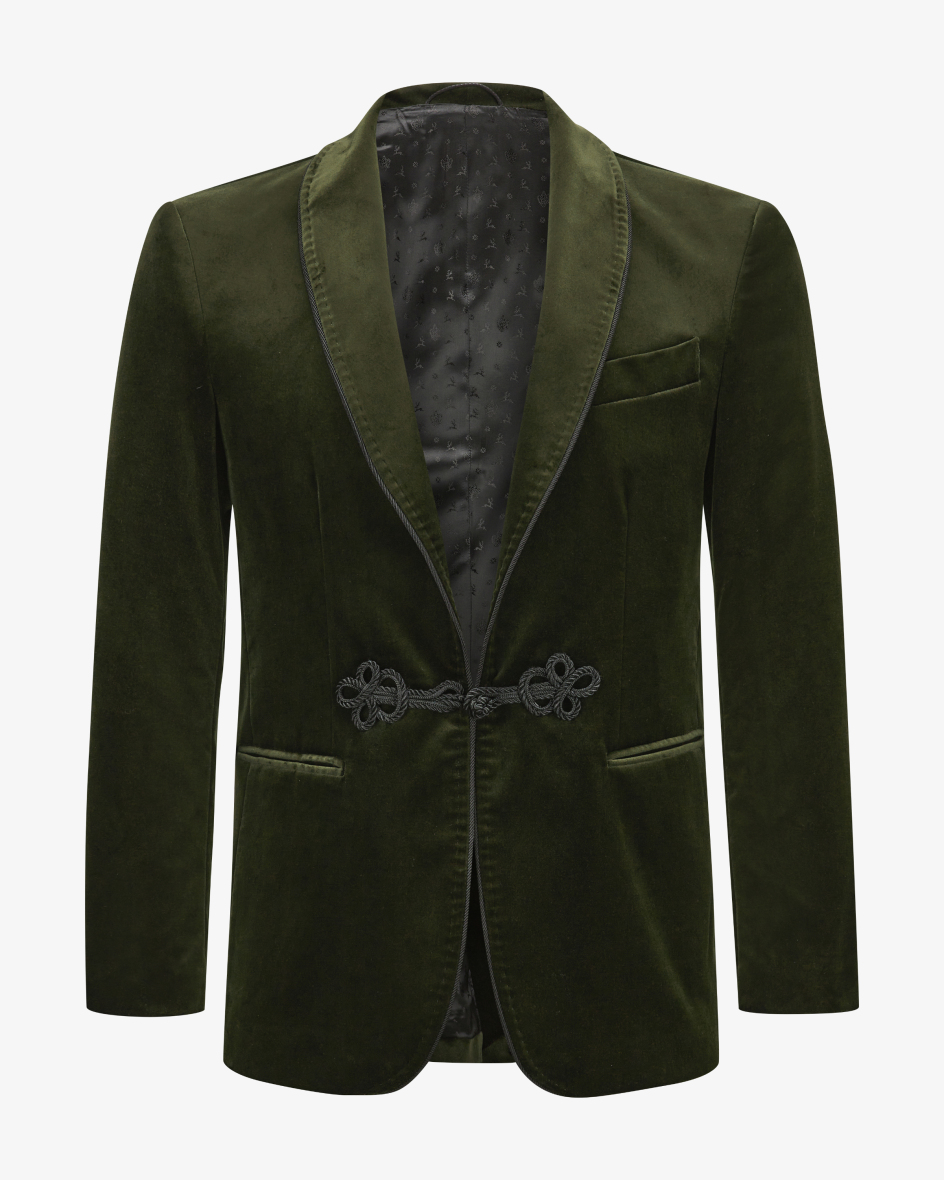 Image 1 for Cotton velvet tuxedo jacket 52