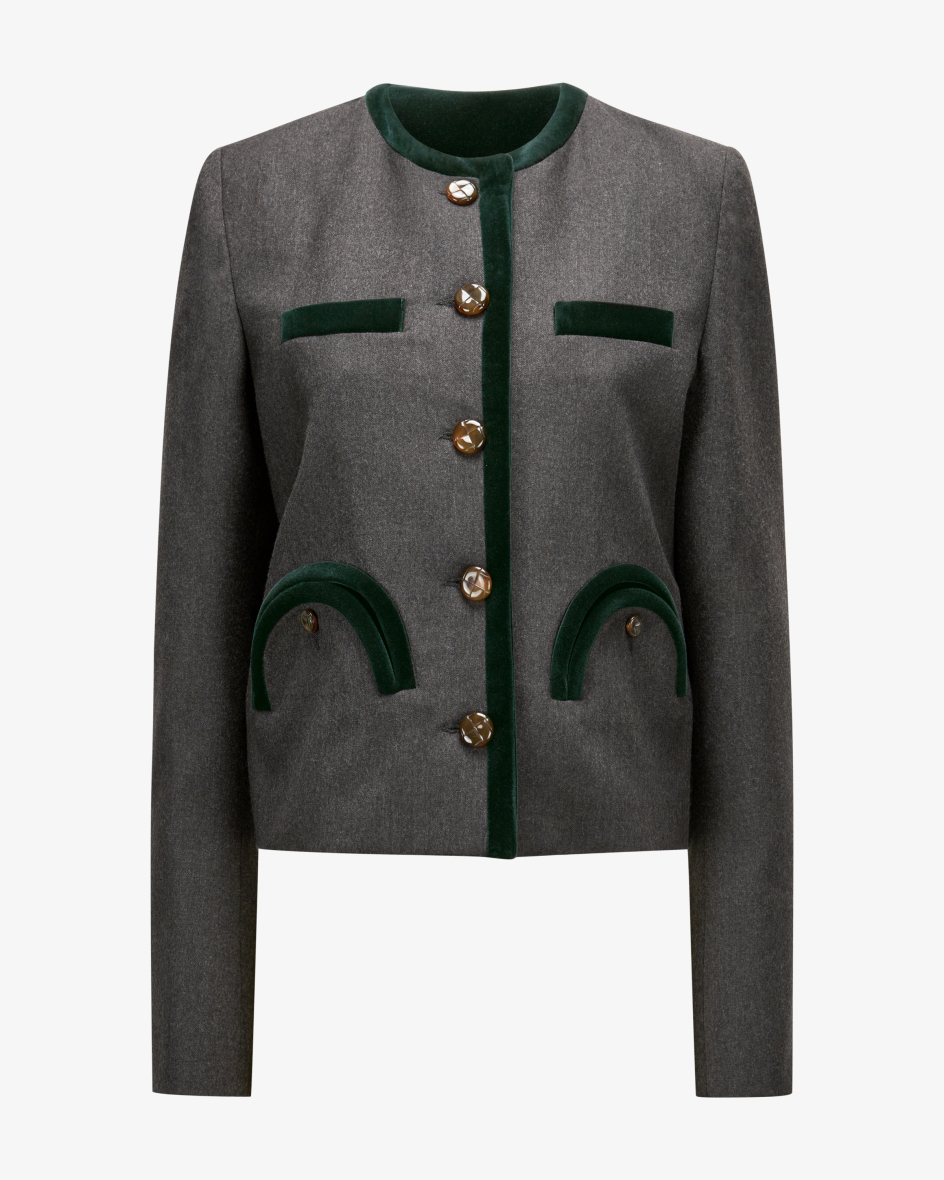 Image 1 for x <x>PHN0b3B3b3JkPg==</x>LODENFREY<x>PC9zdG9wd29yZD4=</x> Traditional jacket Astoria Shamo made of wool S