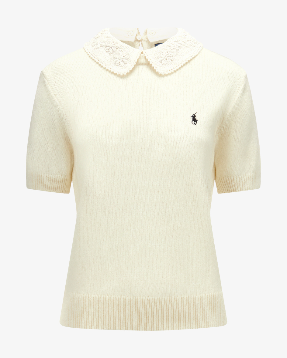Image 1 for Merinowool-blend knitted jumper S