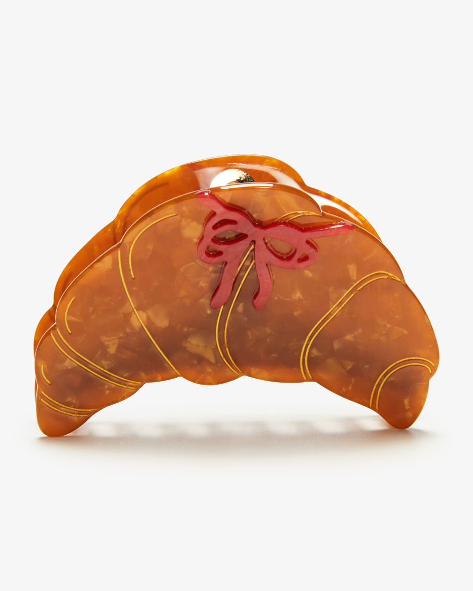 Image 1 for Bow Croissant Hair Clip  One size fits all