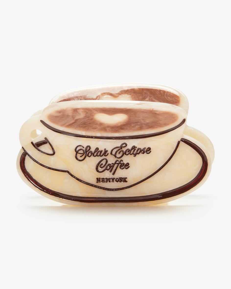 Image 1 for Vintage Cafe Coffee Hair Clip  One size fits all