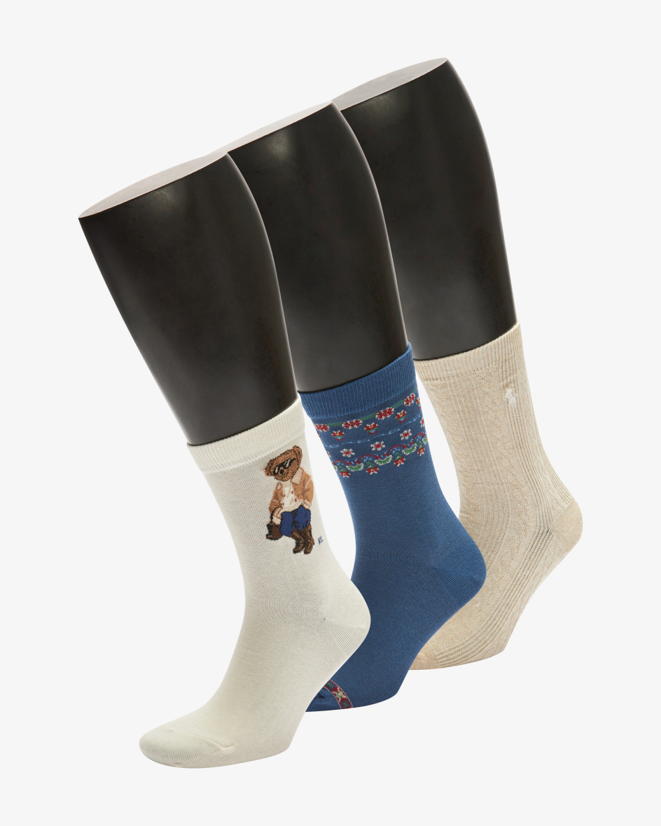 Image 1 for Set of 3 socks  One size fits all
