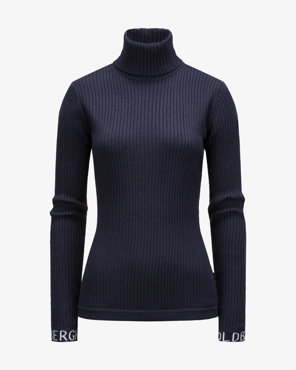 Image 1 for Mira turtleneck jumper in a merino wool blend XL
