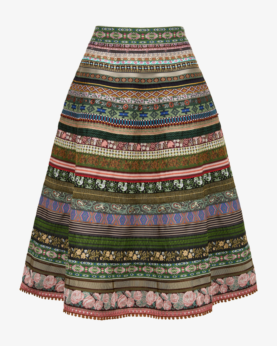 Image 1 for Classic Ribbon Traditional Skirt  L