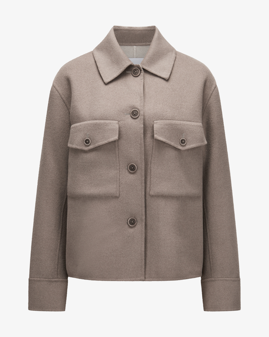 Bild 1 für Shirtjacket Janina aus Cashmere und Wolle  40