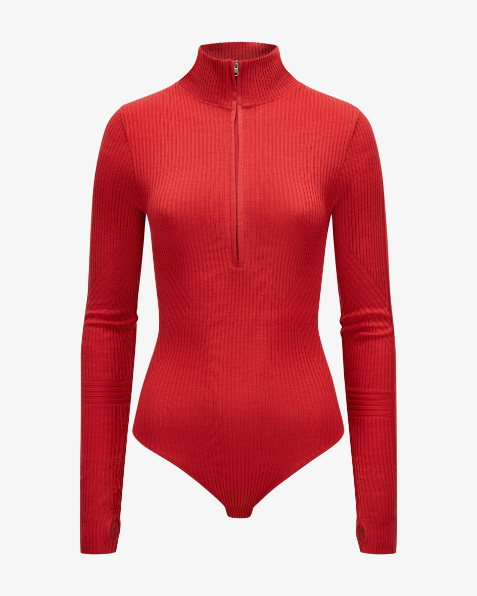 Bild 1 für Strick-Body Perfect Zip aus Woll-Mix S