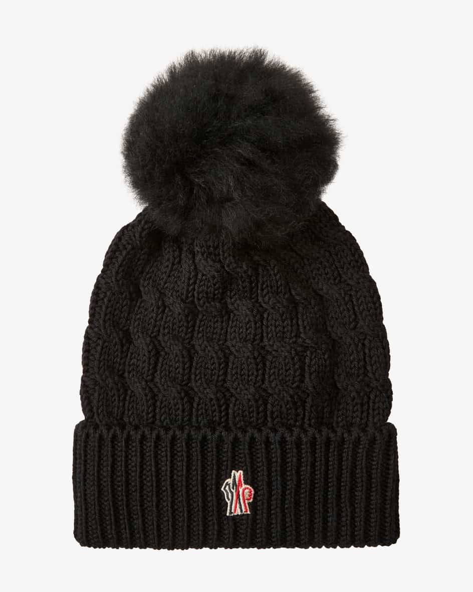 Image 1 for Pom-pom hat made from virgin wool One size fits all