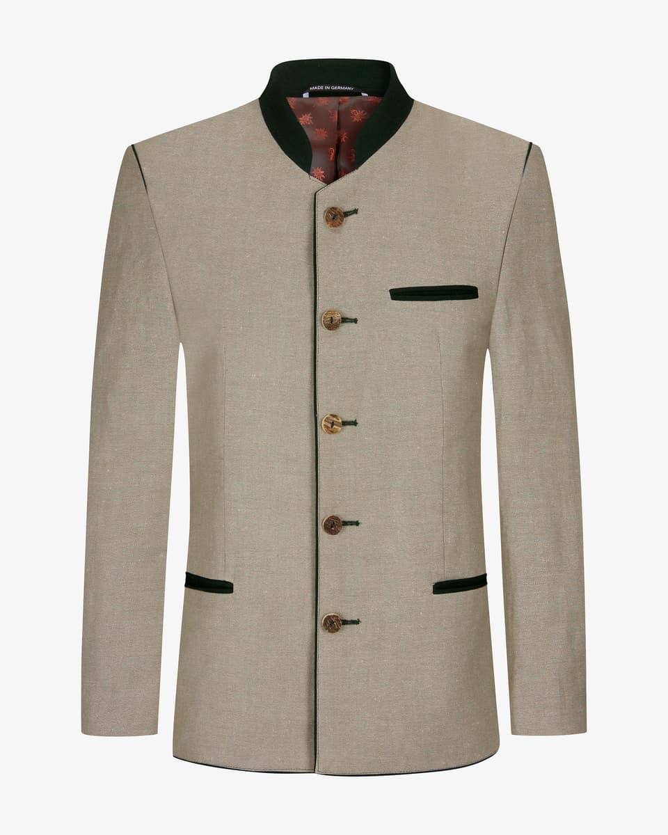 Bild 1 für Schilfleinen Trachten-Janker aus Baumwolle und Leinen 24