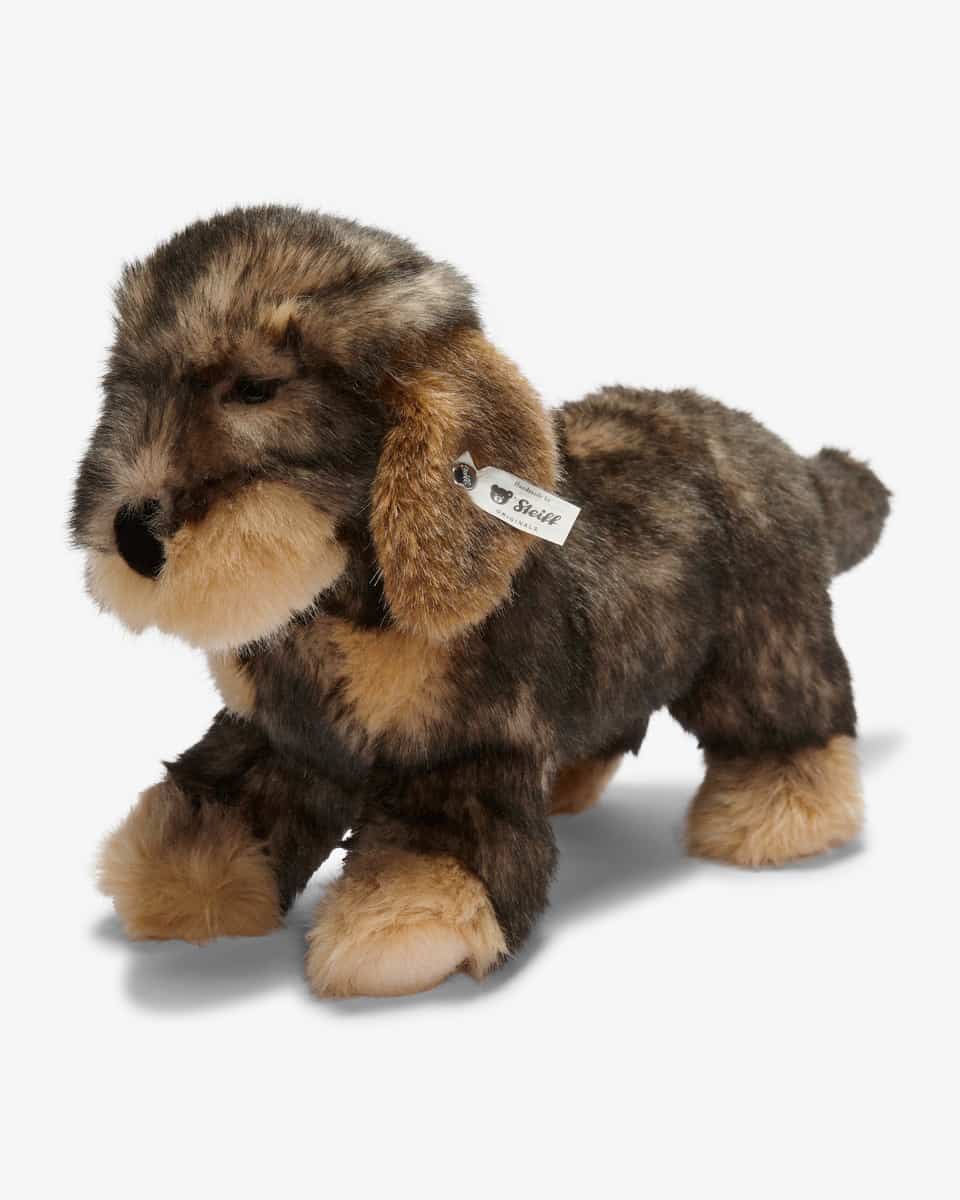 Image 1 for Rough-haired dachshund Moritz cuddly toy Unisize