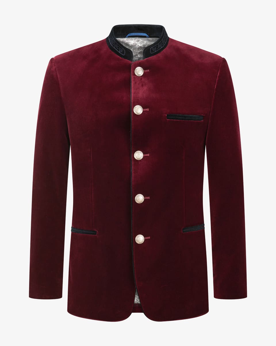 Bild 1 für Obertraun Trachten-Samtjanker aus Baumwolle 25