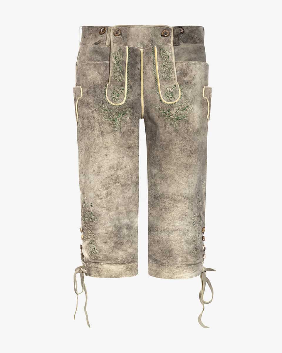 Bild 1 für Zillertal Trachten-Kniebundhose aus Hirschleder 26
