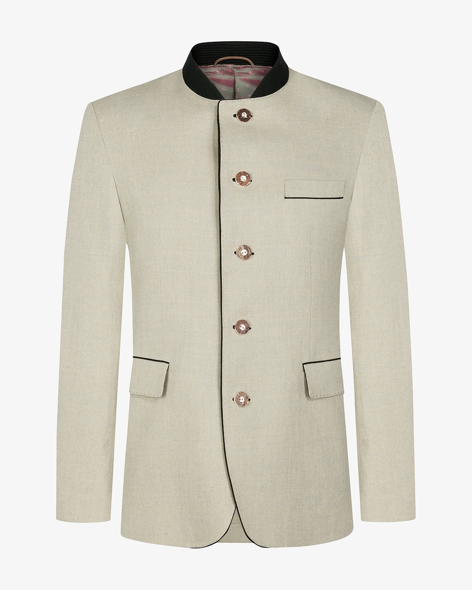 Bild 1 für Johann Karl Schilfleinen Trachten-Janker aus Leinen-Mix  29