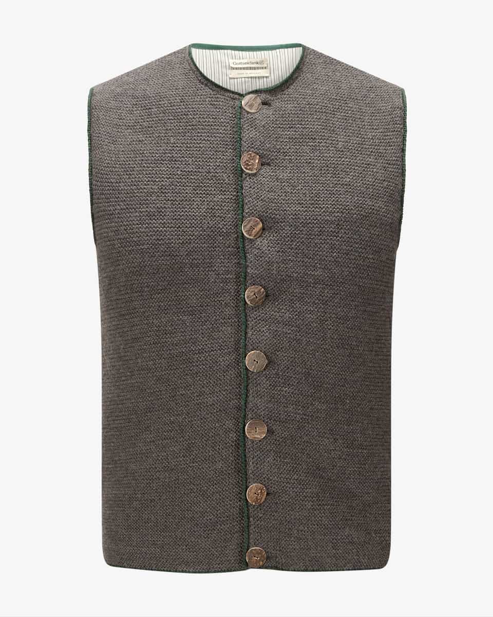 Image 1 for August traditional costume knitted vest L