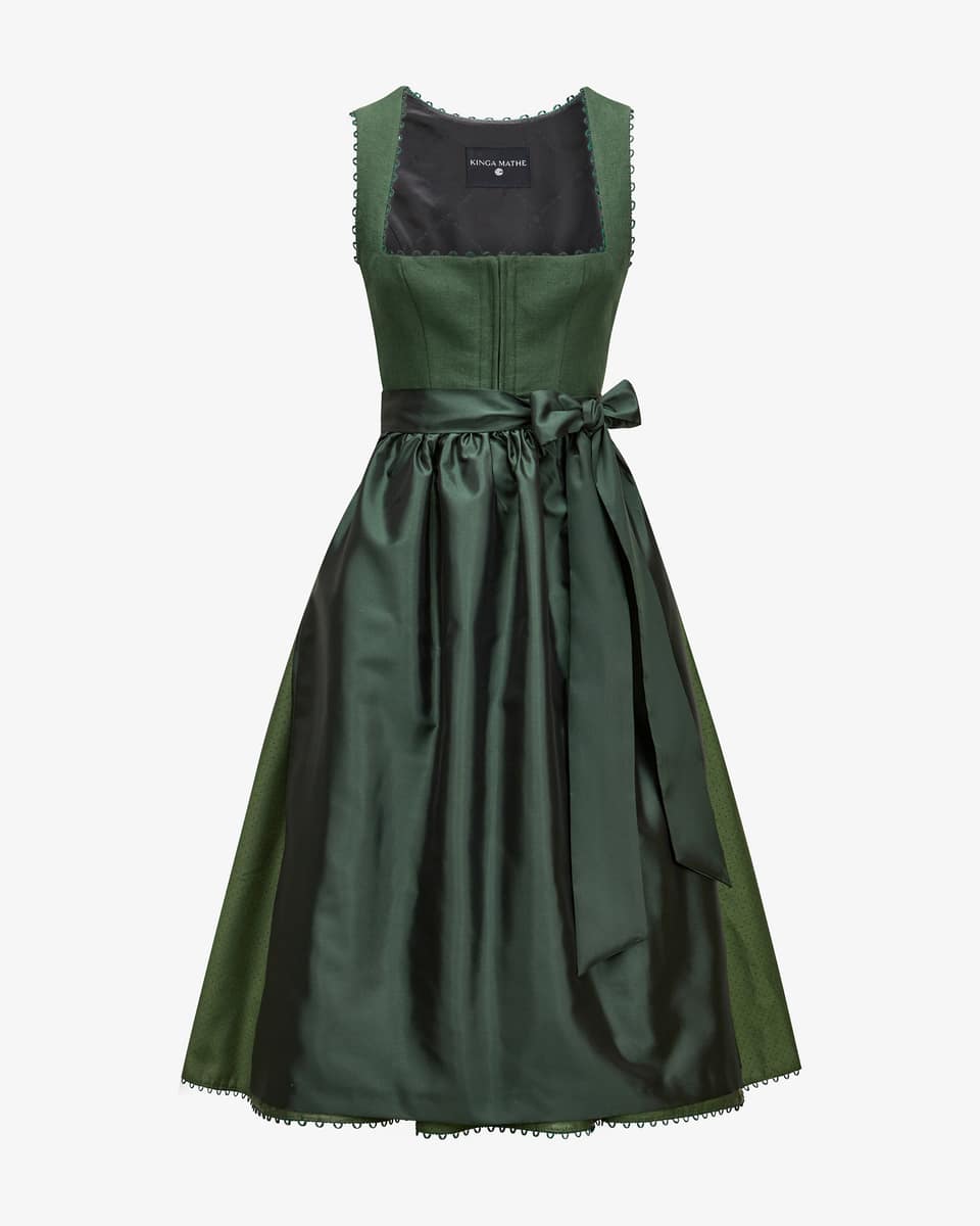 Image 1 for Munich midi dirndl with silk apron 38