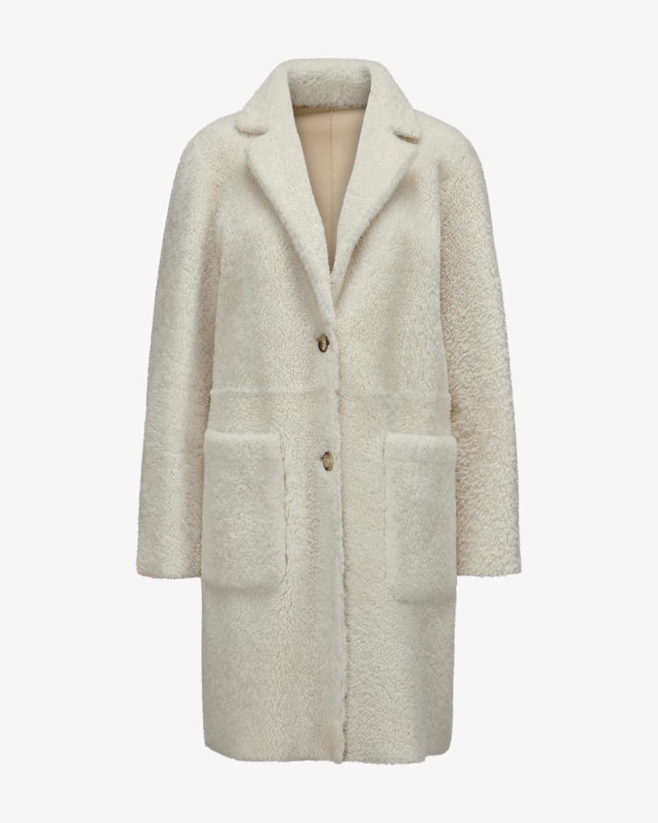 Image 1 for Luceram reversible lambskin coat  