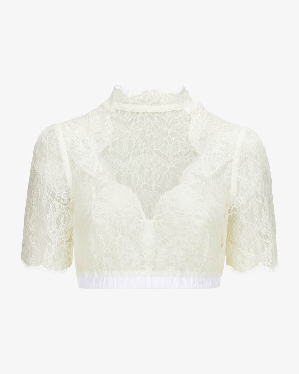 Image 1 for Dirndl blouse semi-transparent 44