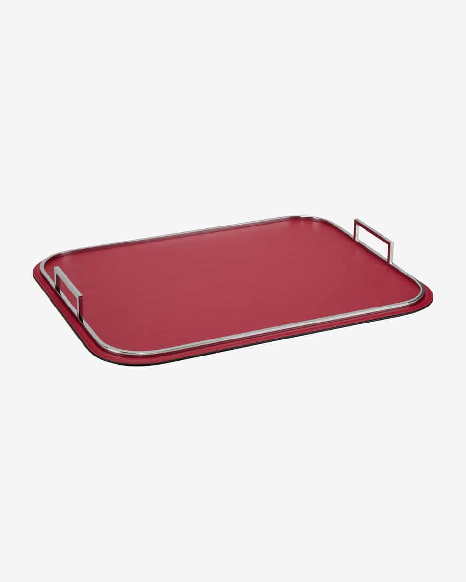 Image 1 for Chrome leather tray Unisize