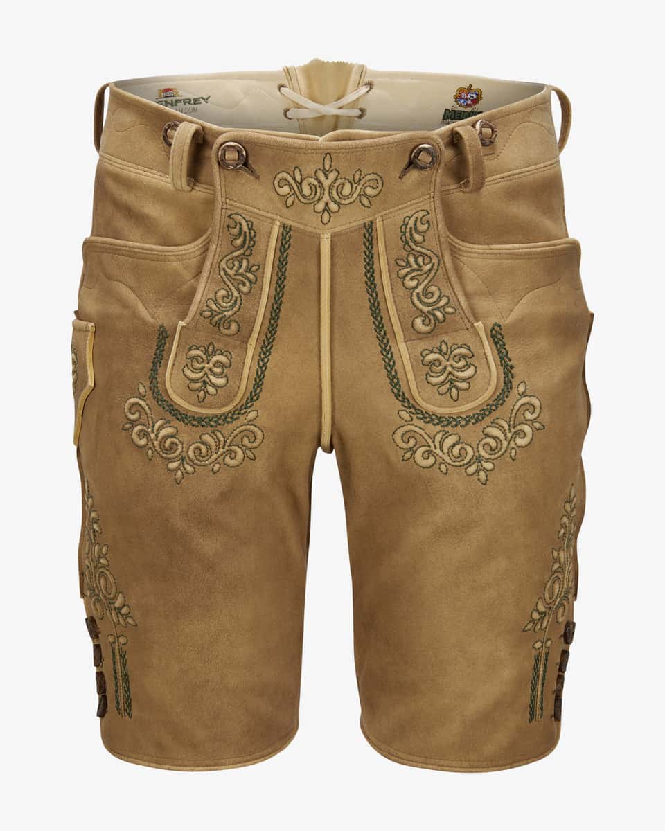 Bild 1 für Weitenfels Lederhose aus sämisch gegerbtem Ziegenleder 54