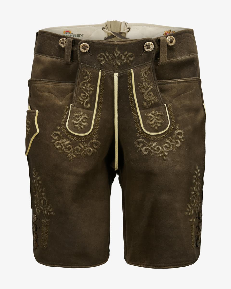 Bild 1 für Weitenfels Lederhose aus sämisch gegerbtem Ziegenleder 48