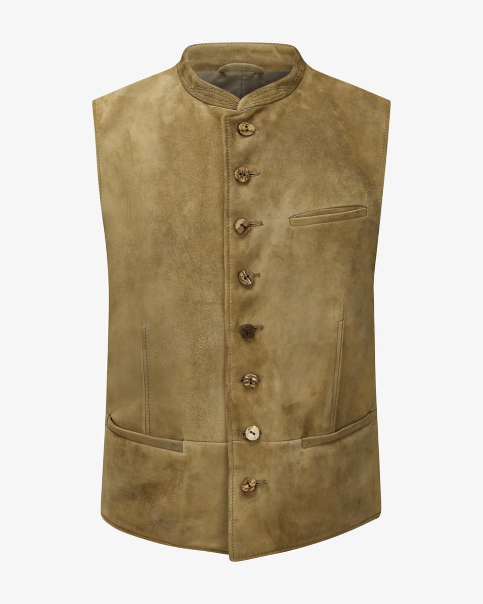 Bild 1 für Hinterglemm Trachten-Lederweste 46