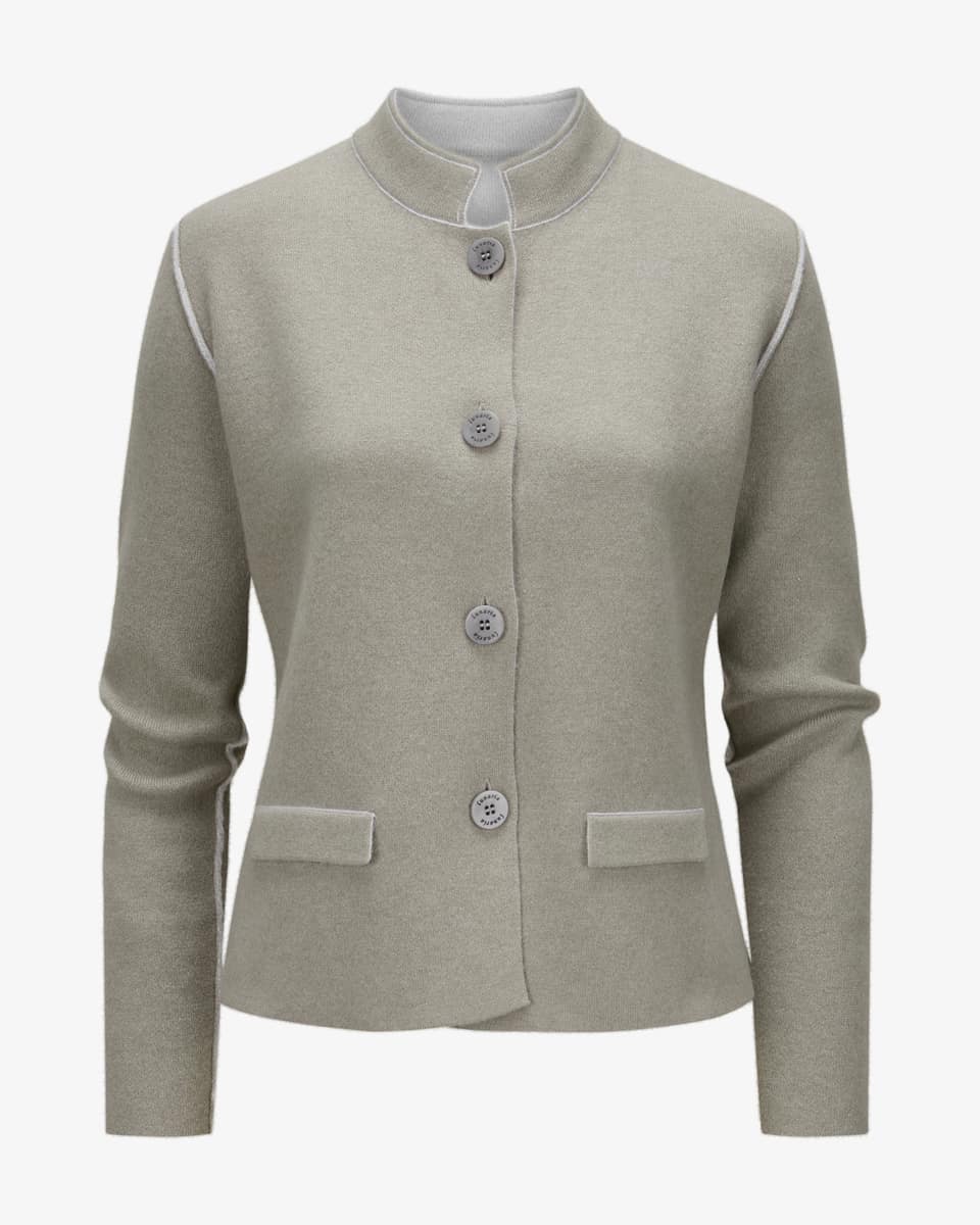 Bild 1 für Wende-Strickjacke aus Cashmere 40