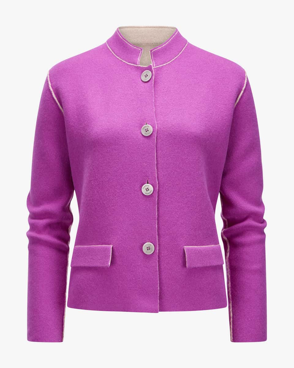 Bild 1 für Wende-Strickjacke aus Cashmere 40