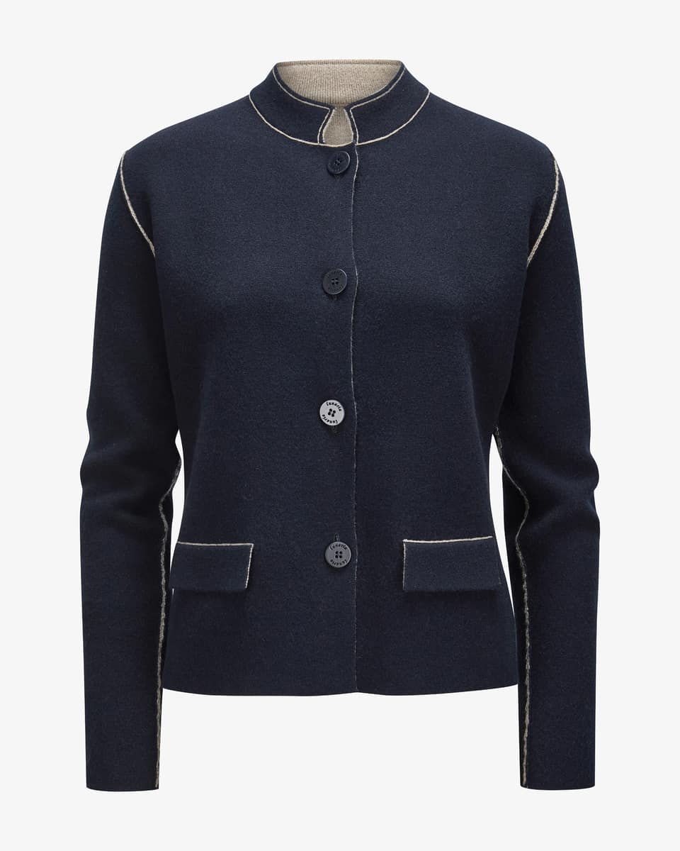 Bild 1 für Wende-Strickjacke aus Cashmere 40