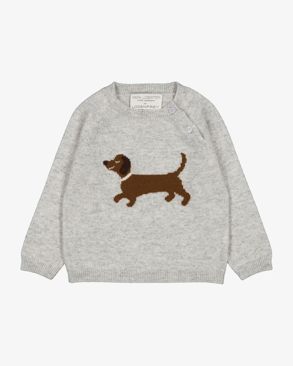 Bild 1 für x LODENFREY Dackel Cashmere-Pullover 68