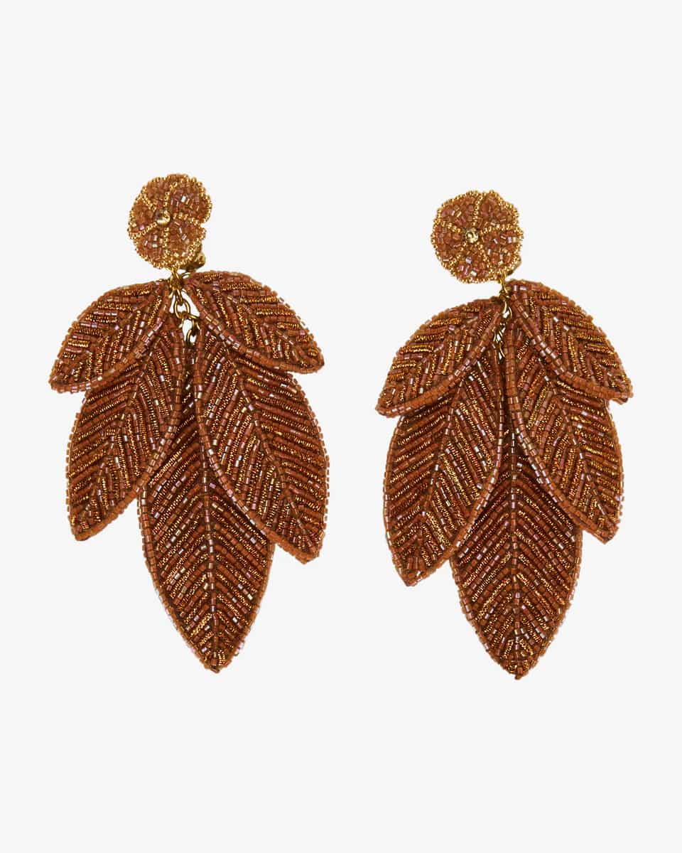Image 1 for Leaf Clip earrings  Unisize