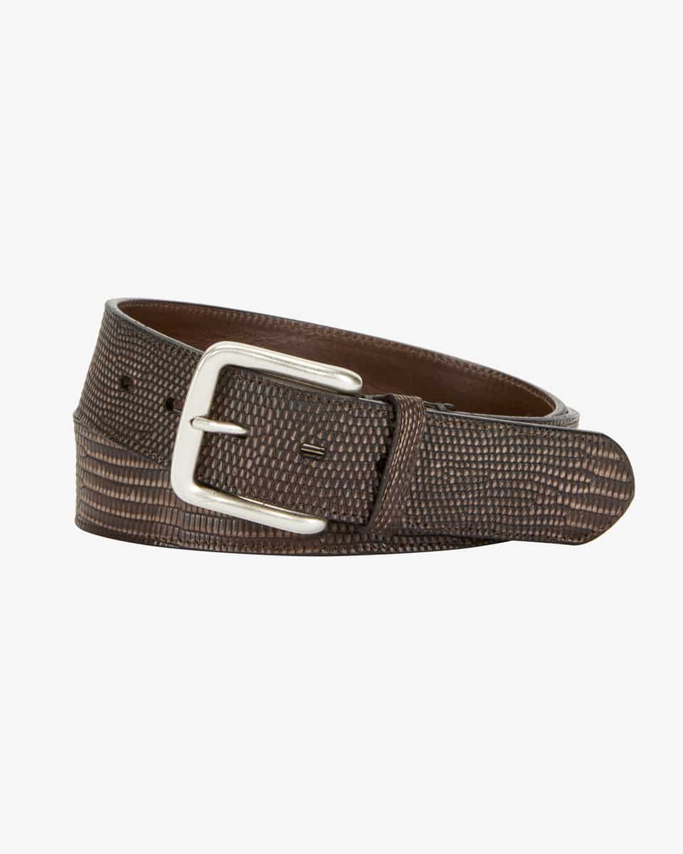 Image 1 for Iguana Old leather belt  90