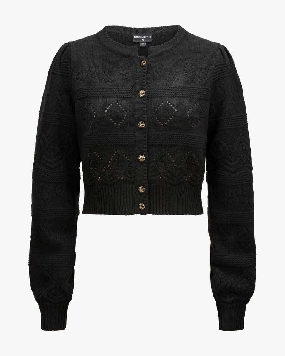 Bild 1 für Dakota Trachten-Cashmere-Strickjacke 42