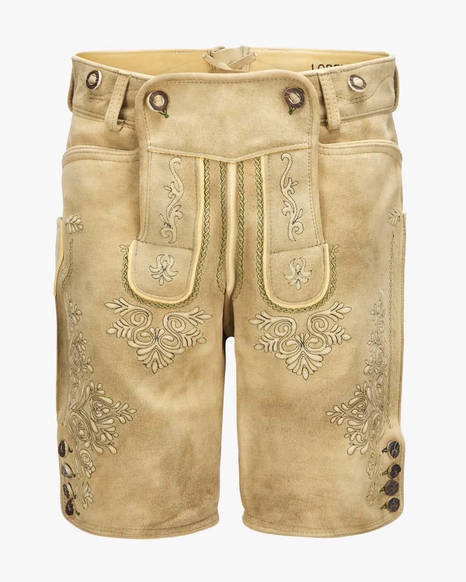 Bild 1 für Wiesnlederhose kurz aus Ziegenleder 23