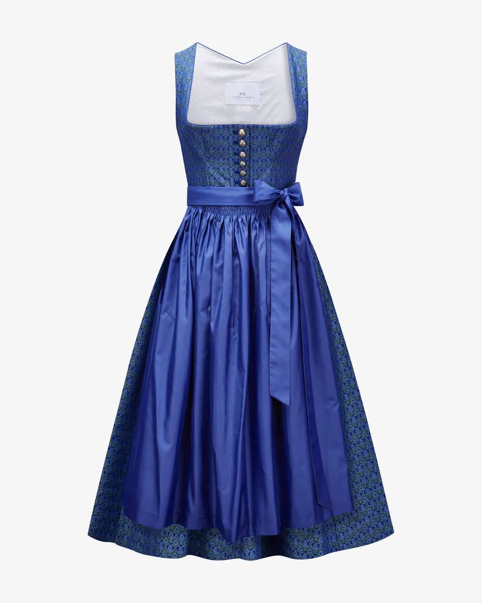 Bild 1 für Midi-Dirndl mit Seidenschürze 40