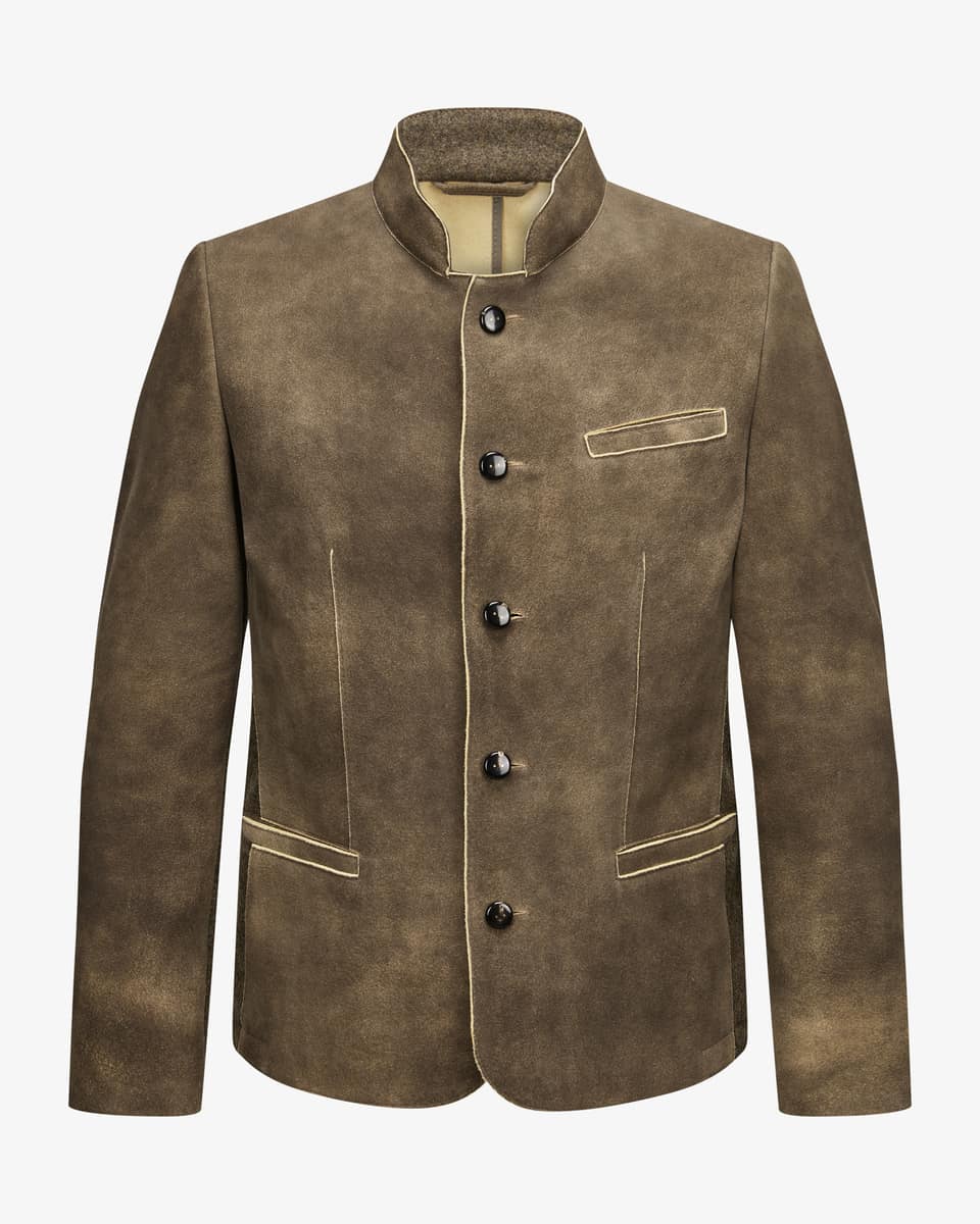 Bild 1 für Damian Sämische Bergziege Trachten-Lederjanker  48