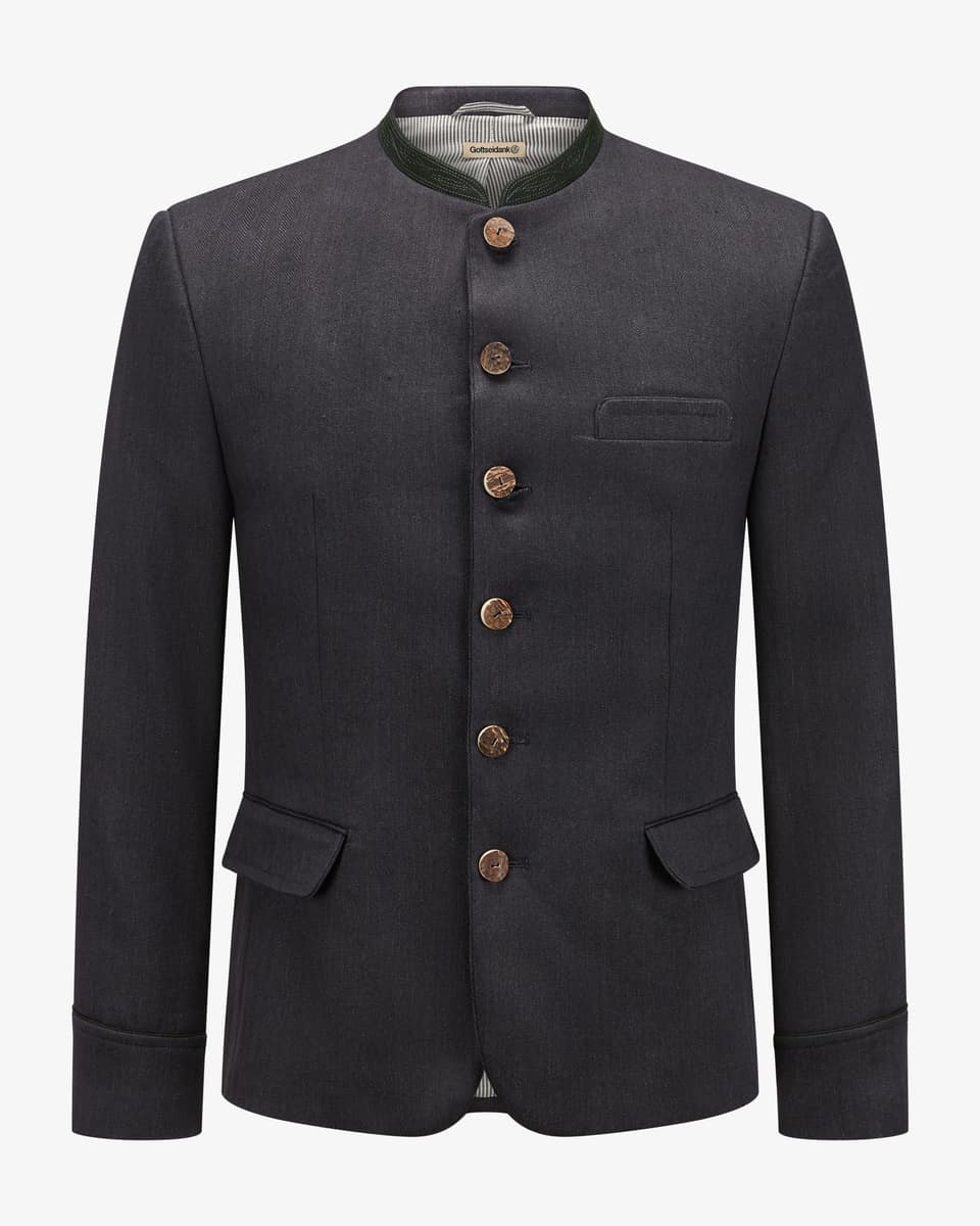 Bild 1 für Helmut Trachtenjanker aus Leinen und Baumwolle 46